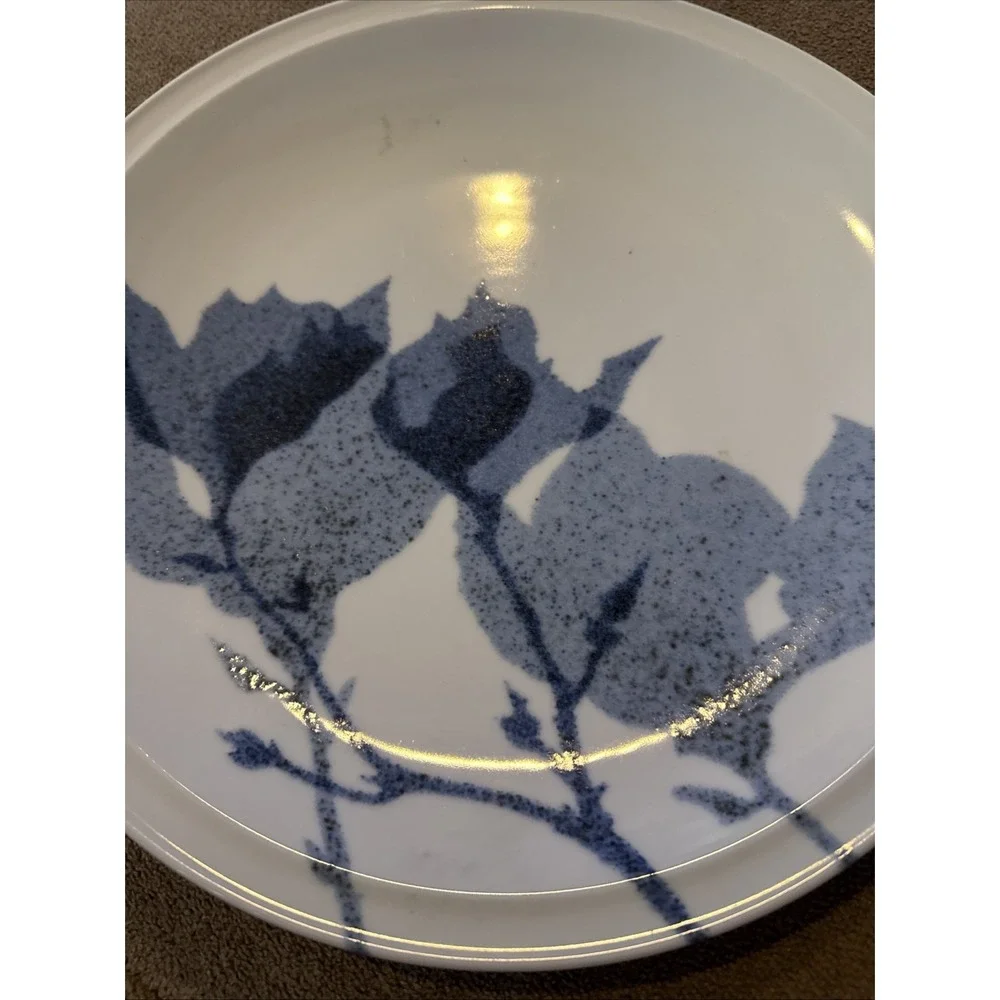 Dansk Magnolia Porcelain Blue On White 12